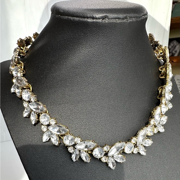 Shop for Jayu Brass and Crystal Necklace - Picture 5 of 6